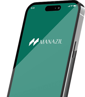 MANAZEL app on phone